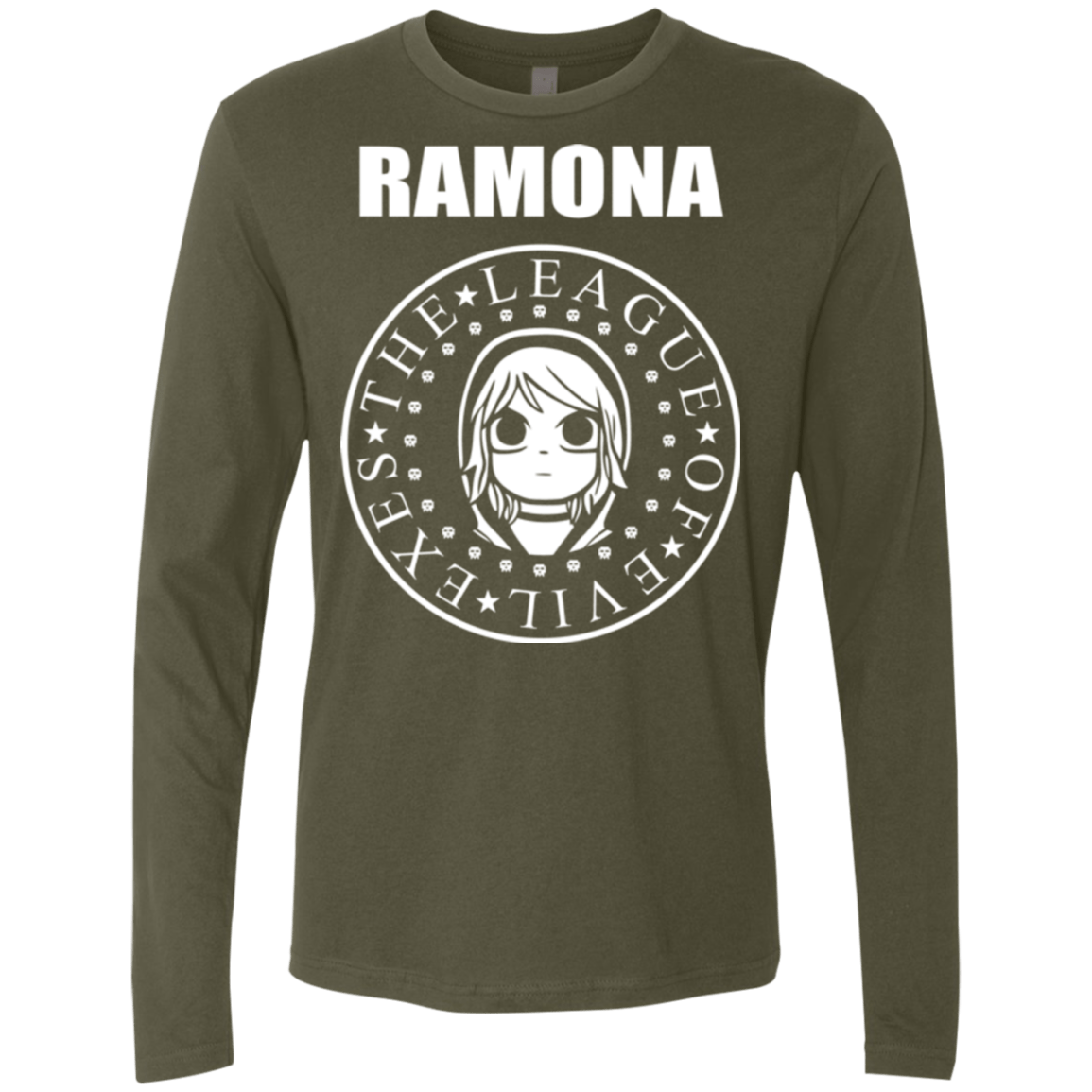 T-Shirts Military Green / Small Ramona Men's Premium Long Sleeve
