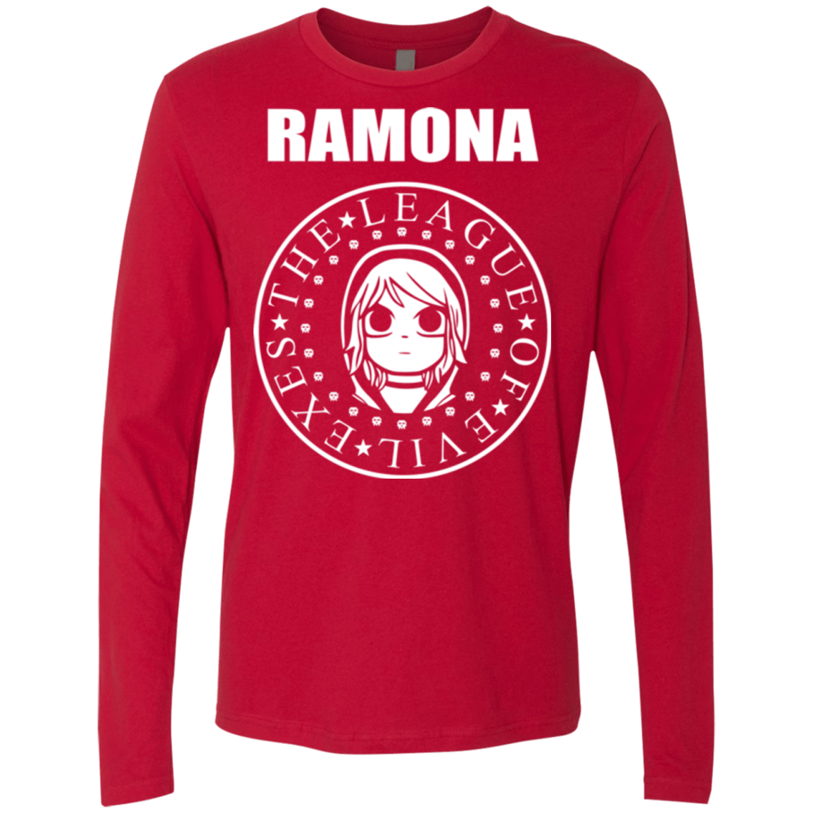 T-Shirts Red / Small Ramona Men's Premium Long Sleeve