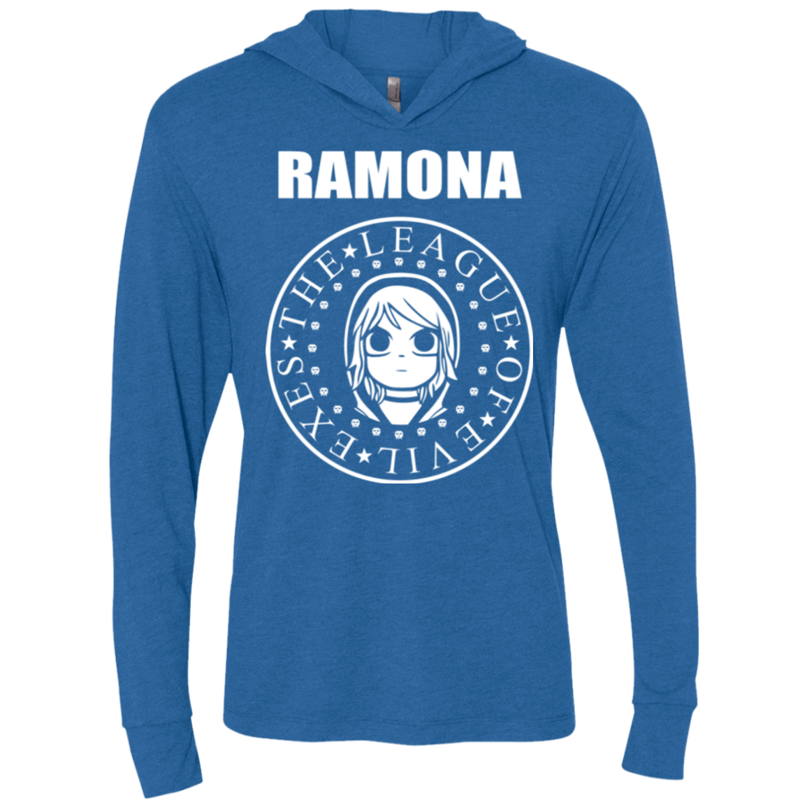 T-Shirts Vintage Royal / X-Small Ramona Triblend Long Sleeve Hoodie Tee