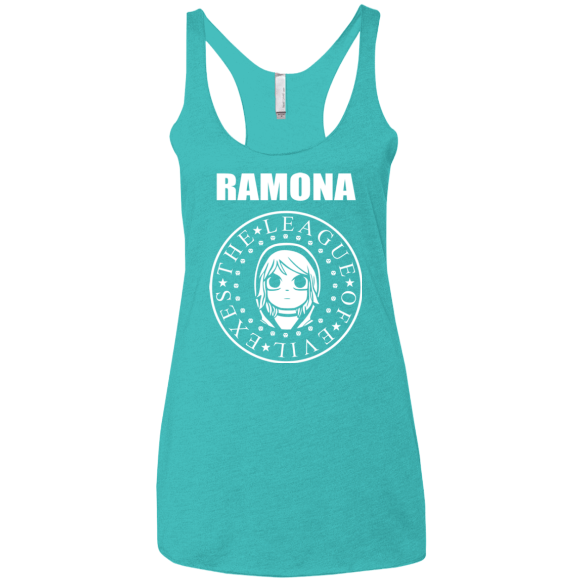 T-Shirts Tahiti Blue / X-Small Ramona Women's Triblend Racerback Tank