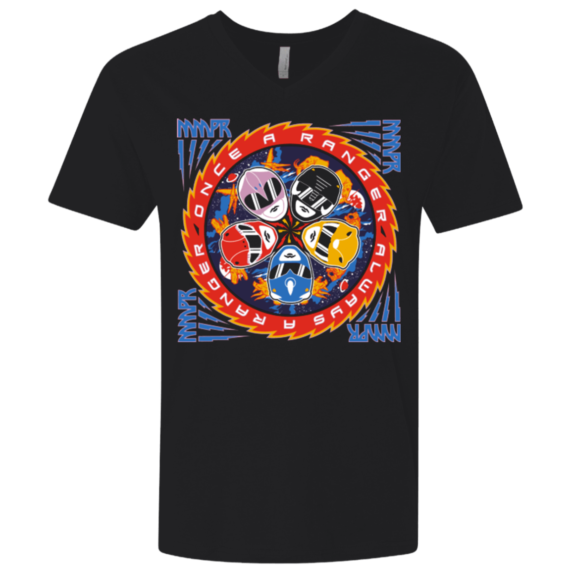 T-Shirts Black / X-Small Ranger and Roll Over Men's Premium V-Neck