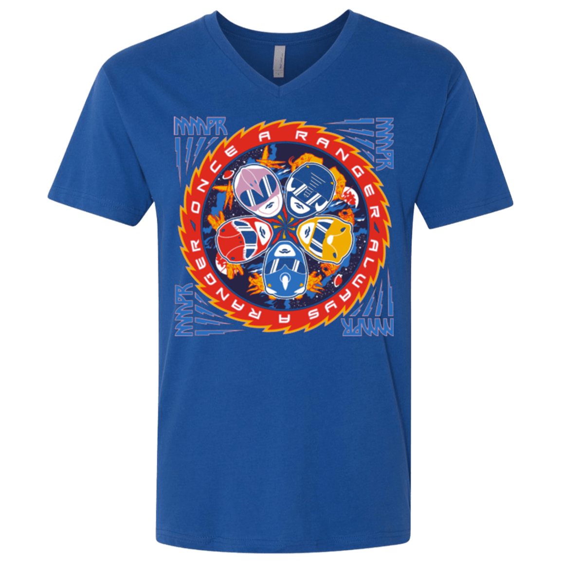 T-Shirts Royal / X-Small Ranger and Roll Over Men's Premium V-Neck