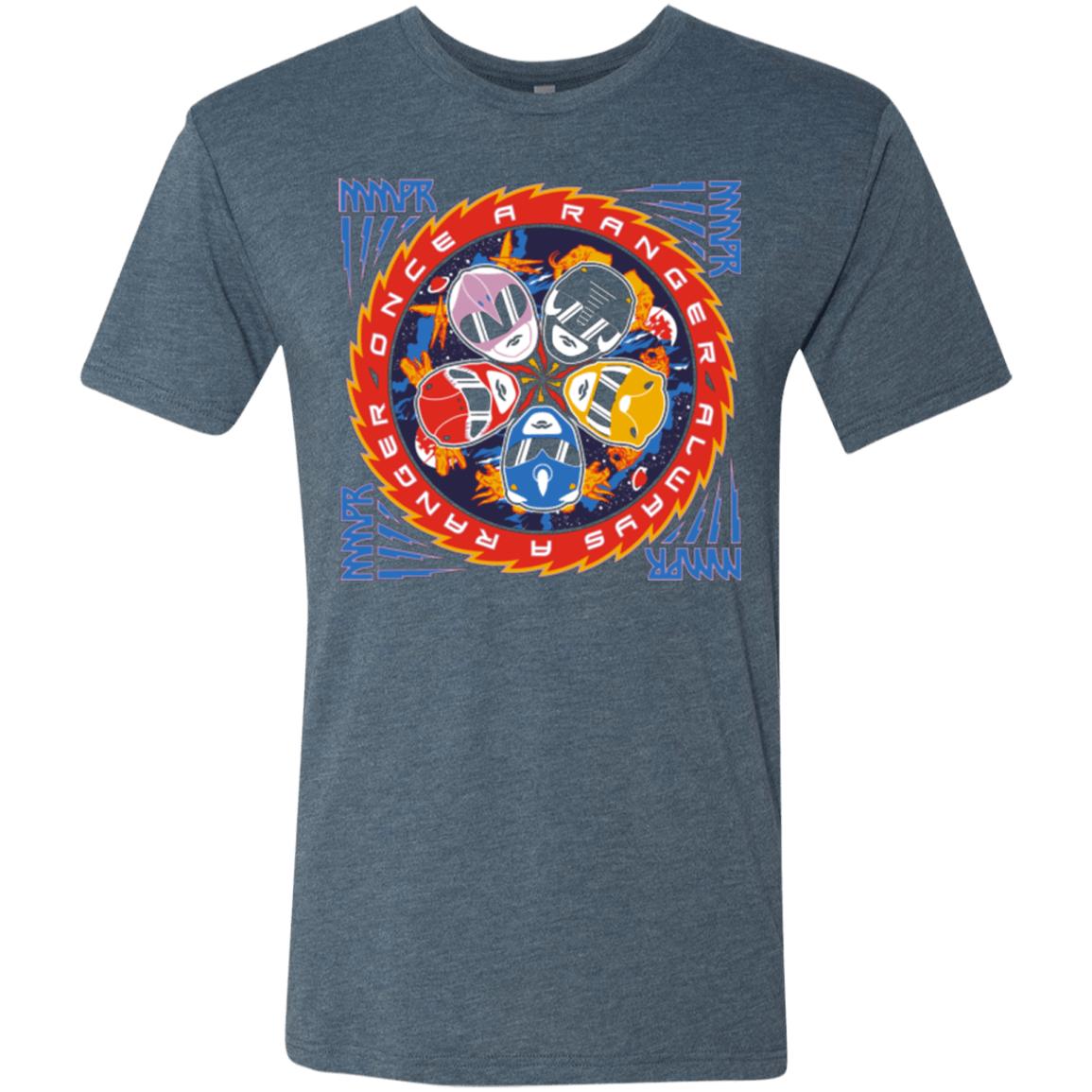 T-Shirts Indigo / Small Ranger and Roll Over Men's Triblend T-Shirt