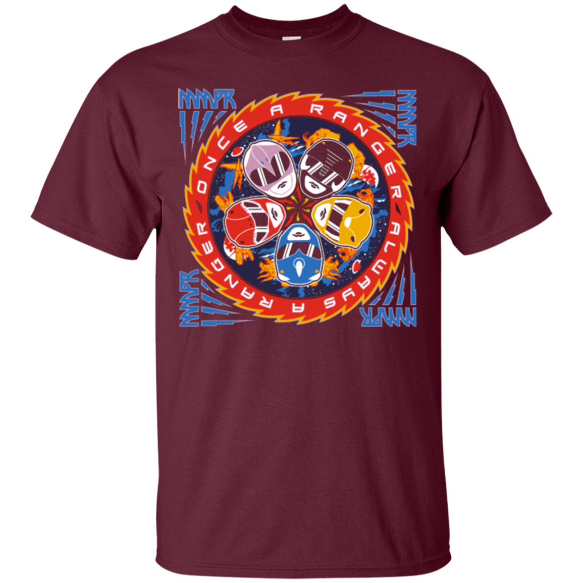 T-Shirts Maroon / Small Ranger and Roll Over T-Shirt