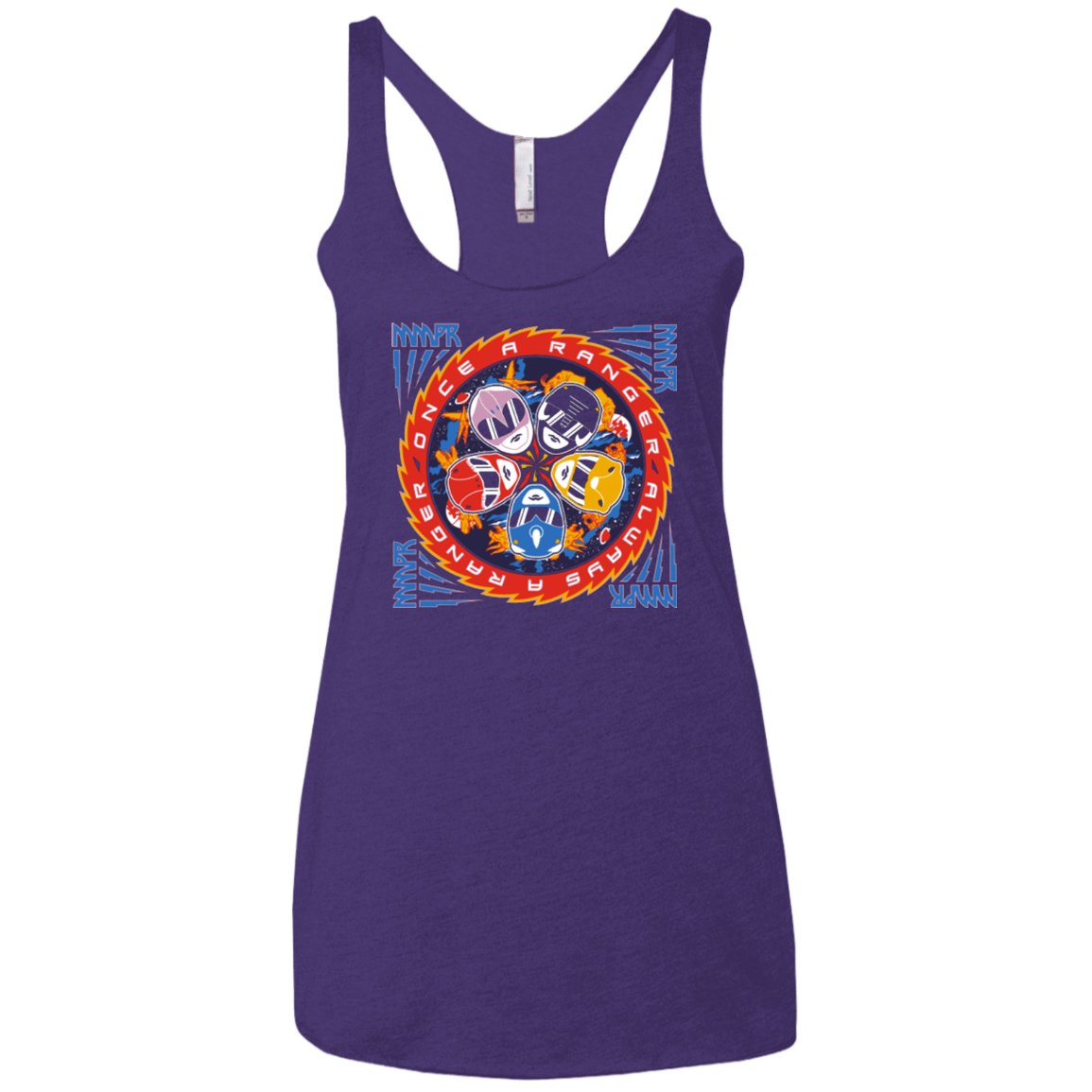 T-Shirts Purple / X-Small Ranger and Roll Over Women's Triblend Racerback Tank