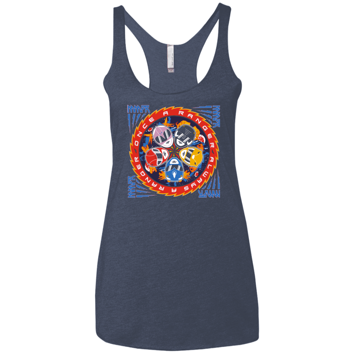 T-Shirts Vintage Navy / X-Small Ranger and Roll Over Women's Triblend Racerback Tank