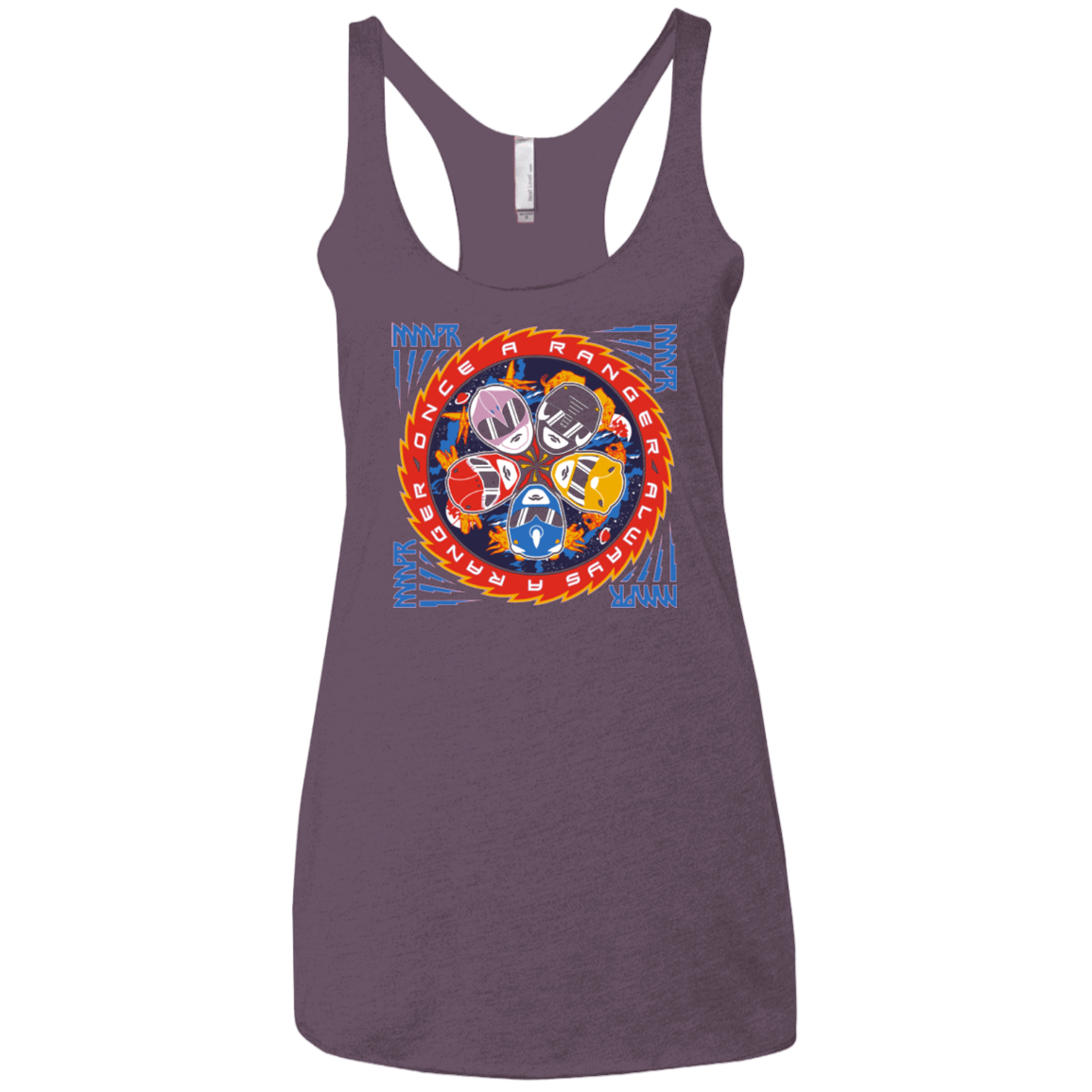 T-Shirts Vintage Purple / X-Small Ranger and Roll Over Women's Triblend Racerback Tank