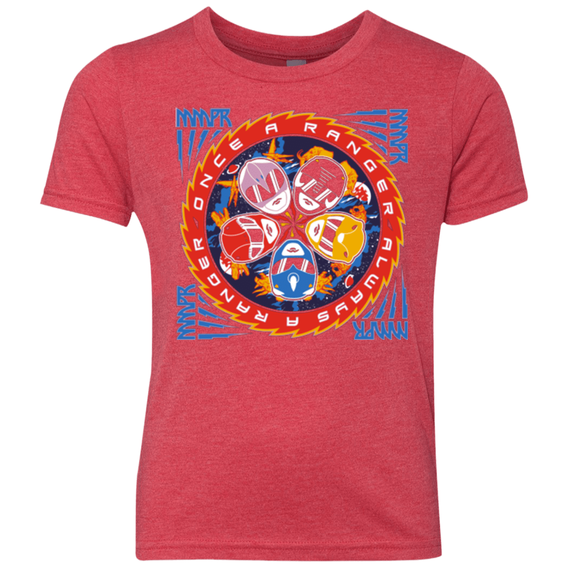 T-Shirts Vintage Red / YXS Ranger and Roll Over Youth Triblend T-Shirt