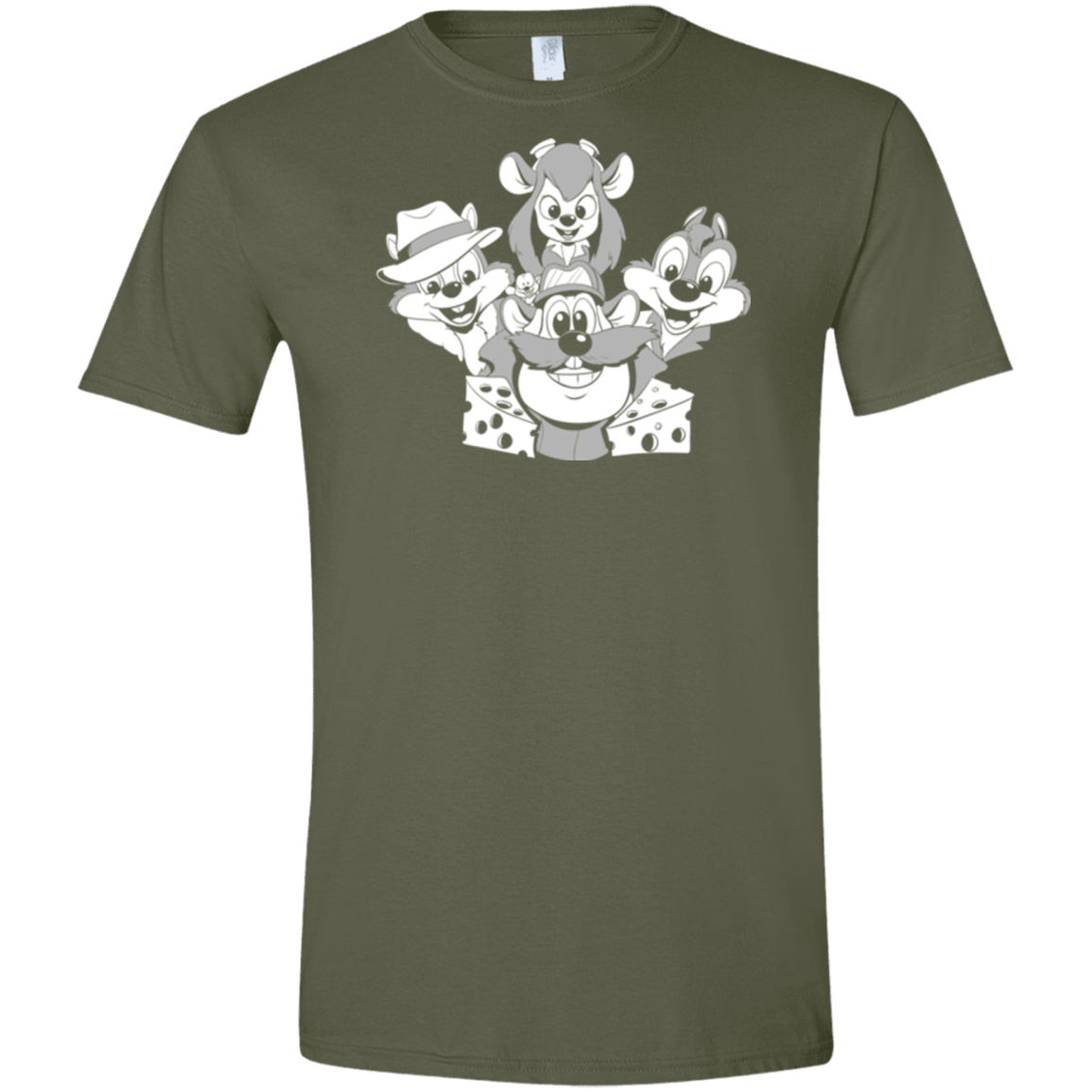 T-Shirts Military Green / S Rangers Rap Men's Semi-Fitted Softstyle