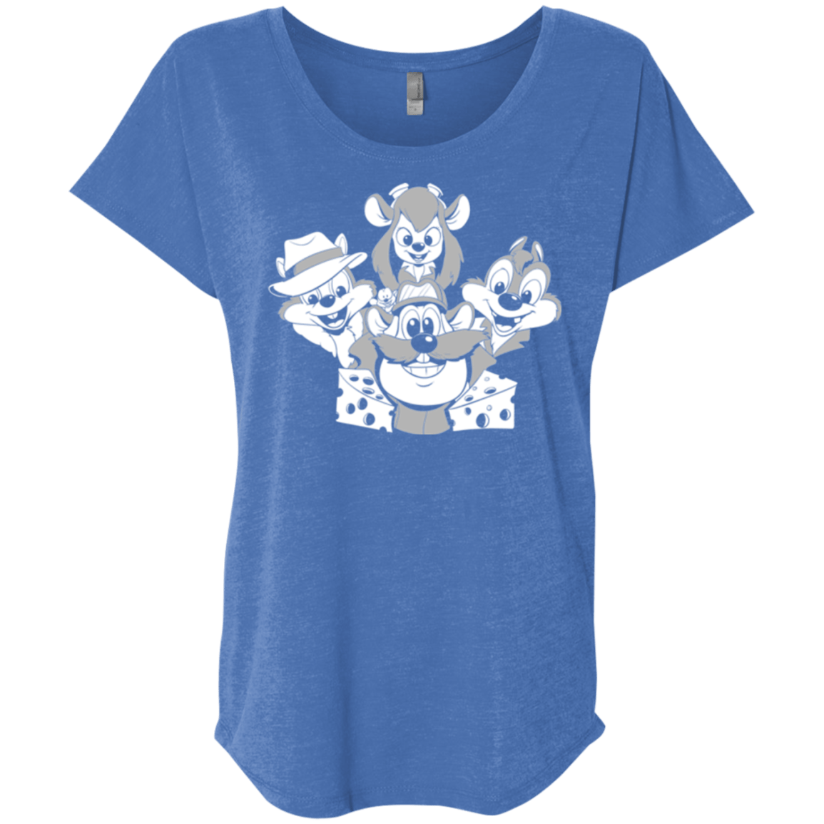 T-Shirts Vintage Royal / X-Small Rangers Rap Triblend Dolman Sleeve