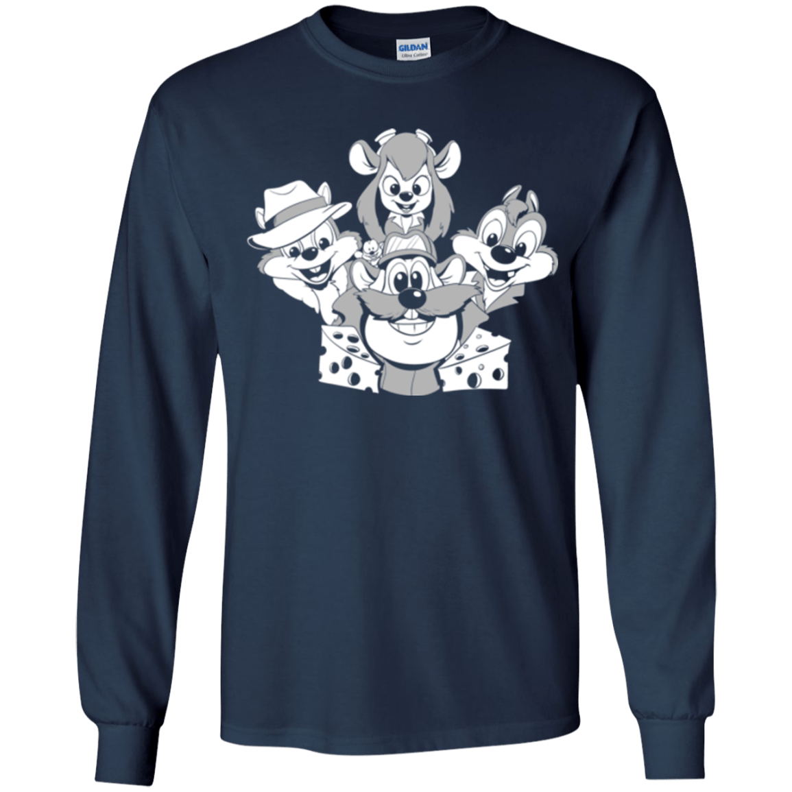 T-Shirts Navy / YS Rangers Rap Youth Long Sleeve T-Shirt