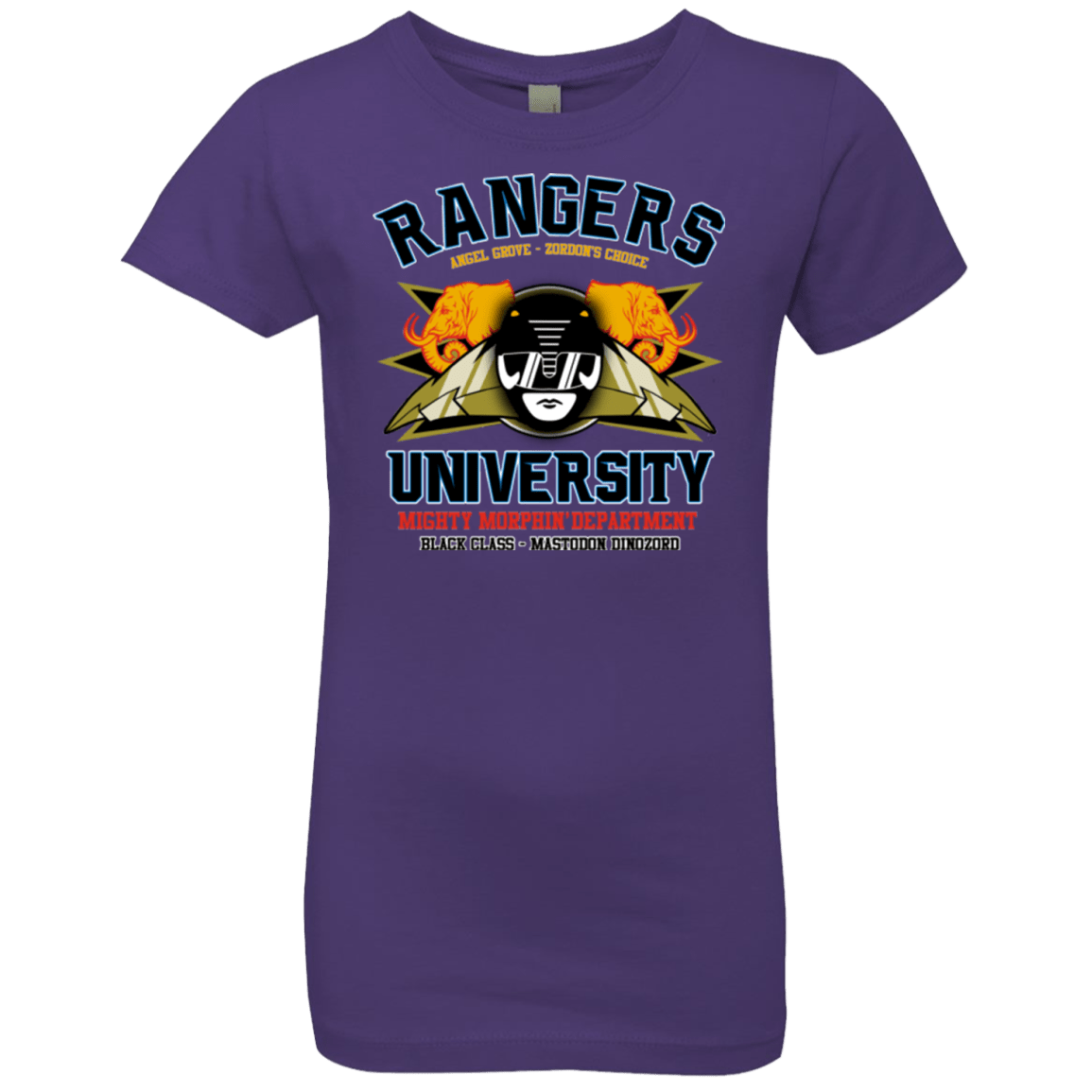 T-Shirts Purple Rush / YXS Rangers U Black Ranger Girls Premium T-Shirt