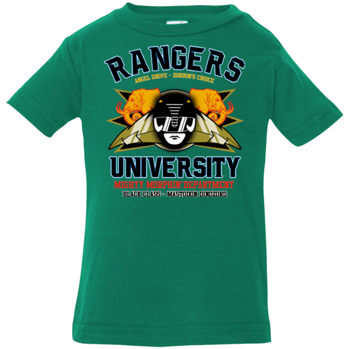 T-Shirts Kelly / 6 Months Rangers U Black Ranger Infant Premium T-Shirt