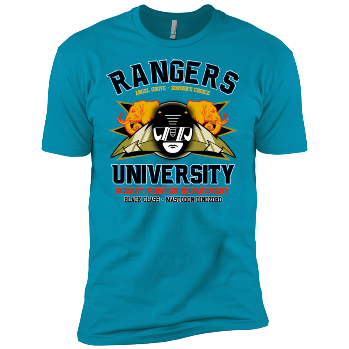 T-Shirts Turquoise / X-Small Rangers U Black Ranger Men's Premium T-Shirt
