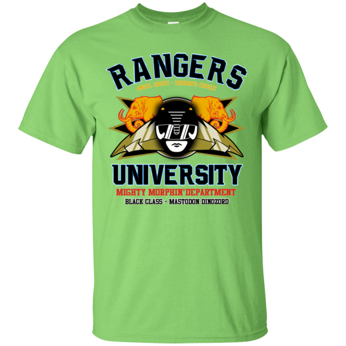 T-Shirts Lime / Small Rangers U Black Ranger T-Shirt