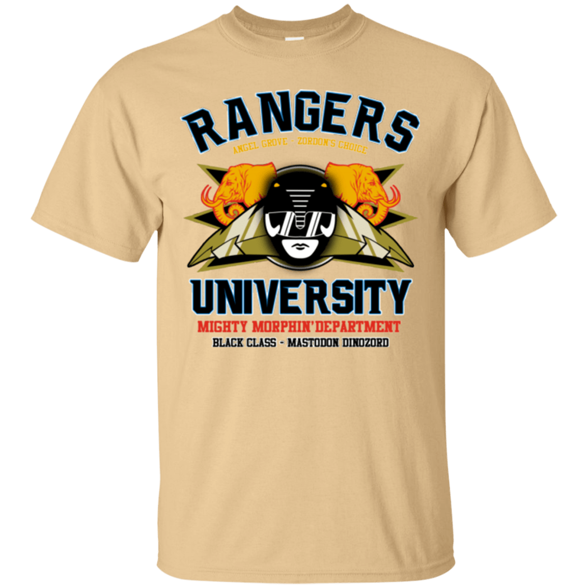 T-Shirts Vegas Gold / Small Rangers U Black Ranger T-Shirt