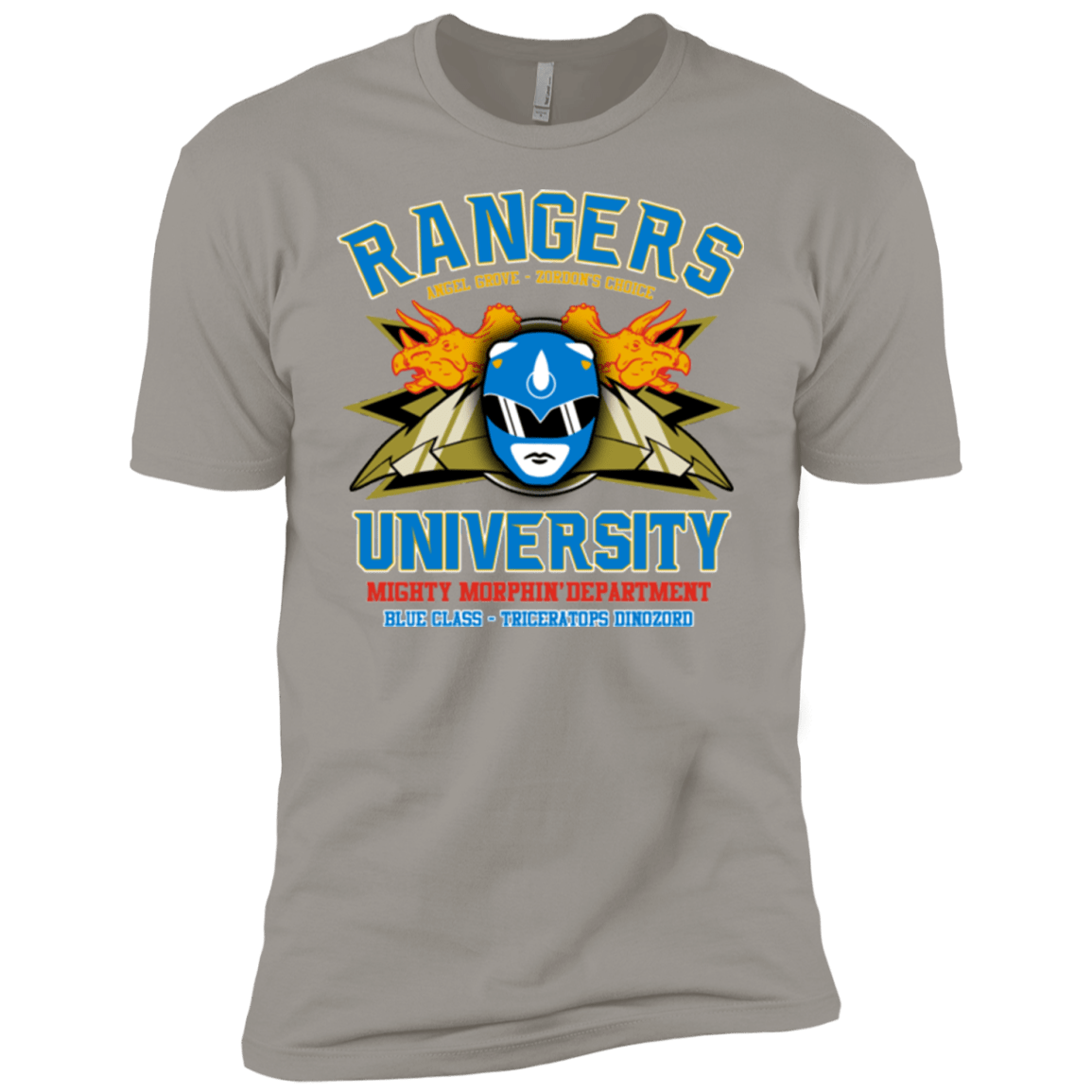 T-Shirts Light Grey / YXS Rangers U Blue Ranger Boys Premium T-Shirt