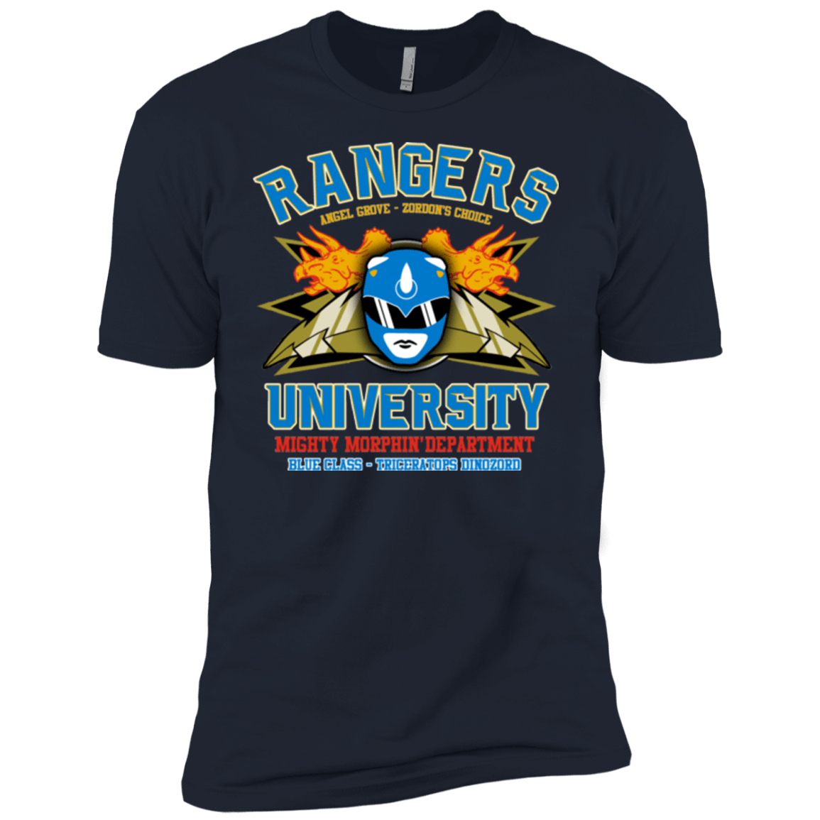 T-Shirts Midnight Navy / YXS Rangers U Blue Ranger Boys Premium T-Shirt