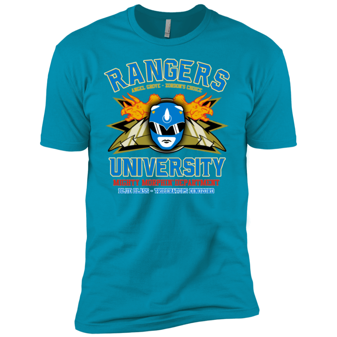 T-Shirts Turquoise / YXS Rangers U Blue Ranger Boys Premium T-Shirt