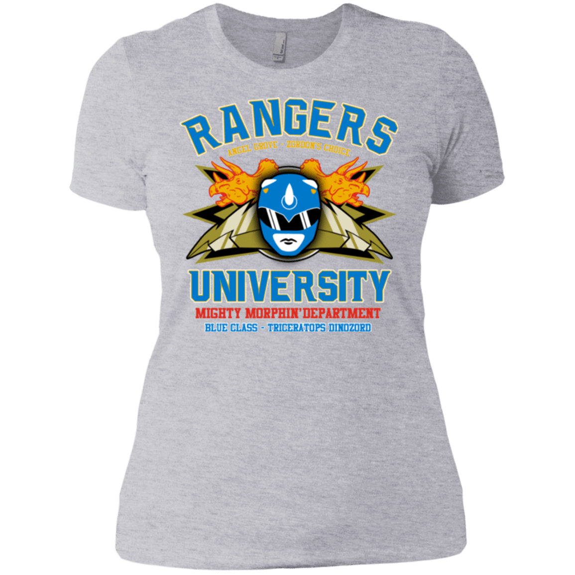 T-Shirts Heather Grey / X-Small Rangers U Blue Ranger Women's Premium T-Shirt