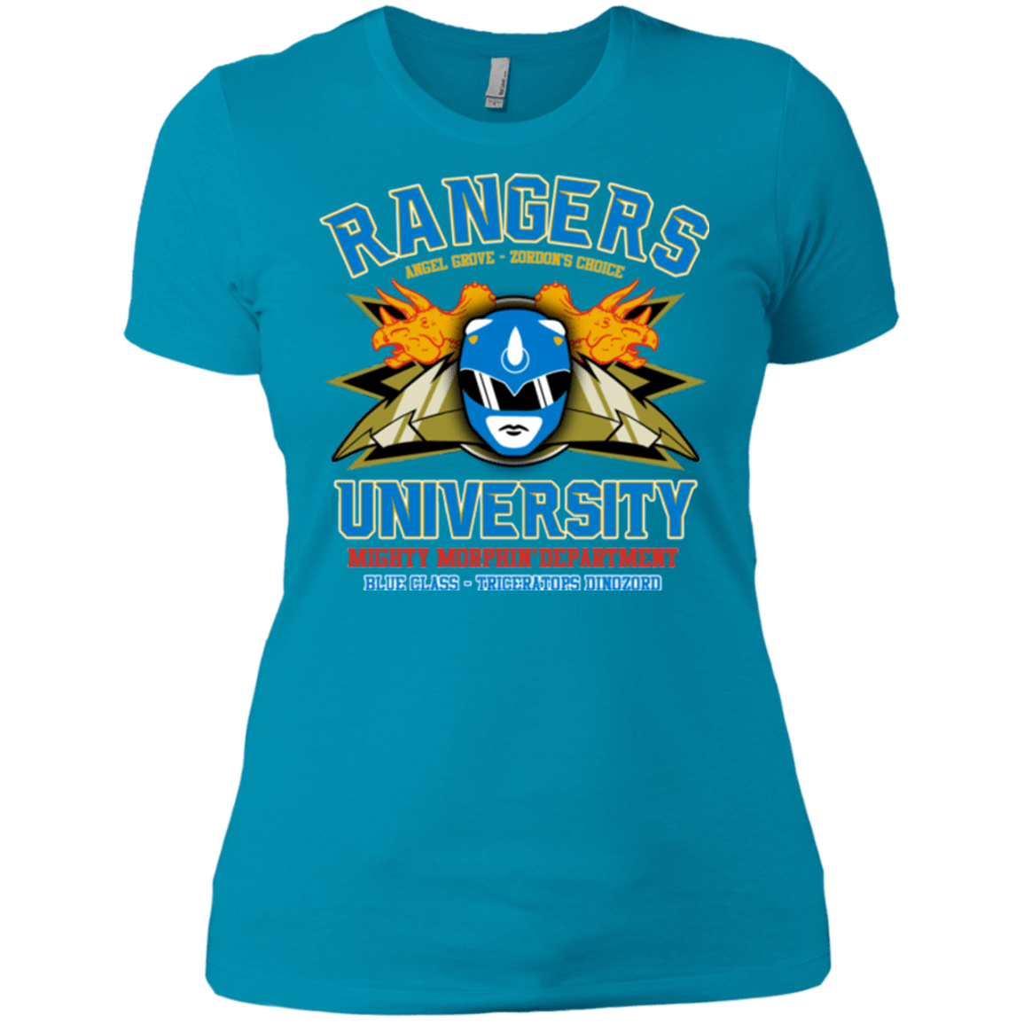 T-Shirts Turquoise / X-Small Rangers U Blue Ranger Women's Premium T-Shirt