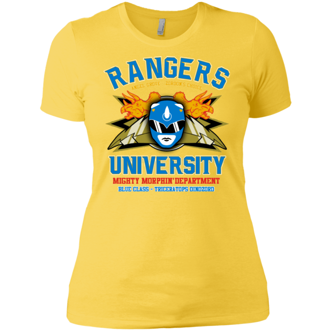 T-Shirts Vibrant Yellow / X-Small Rangers U Blue Ranger Women's Premium T-Shirt