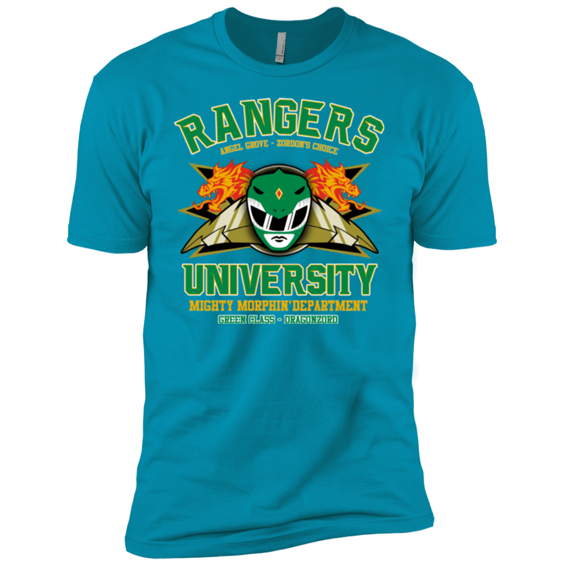 T-Shirts Turquoise / YXS Rangers U Green Ranger Boys Premium T-Shirt