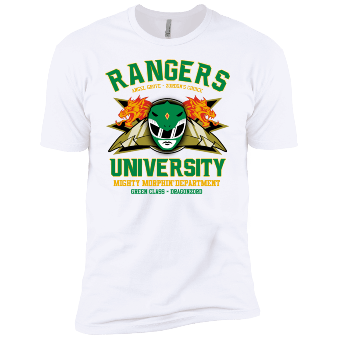 T-Shirts White / YXS Rangers U Green Ranger Boys Premium T-Shirt