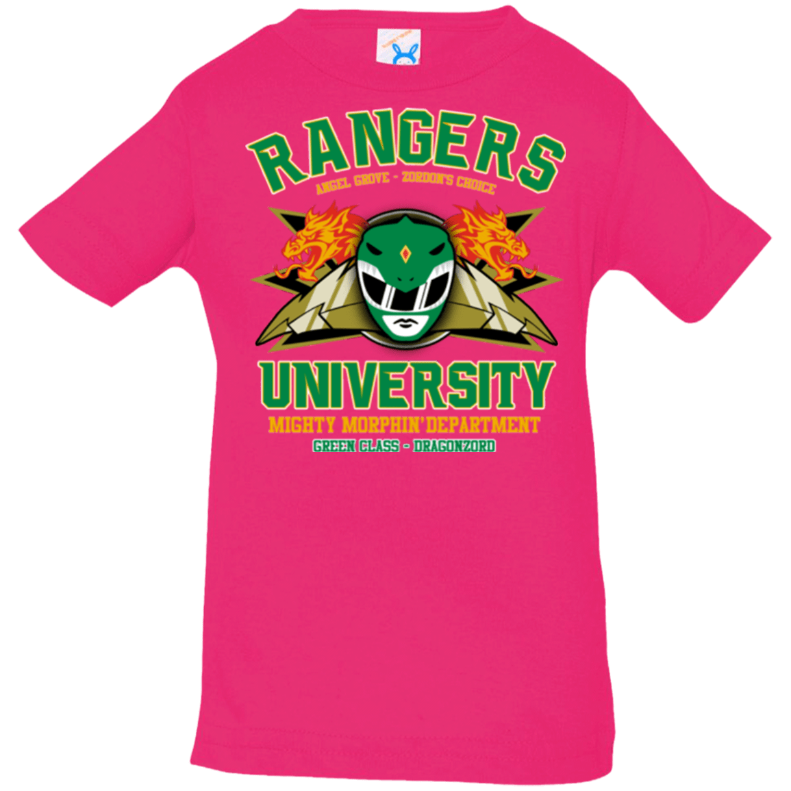 T-Shirts Hot Pink / 6 Months Rangers U Green Ranger Infant PremiumT-Shirt