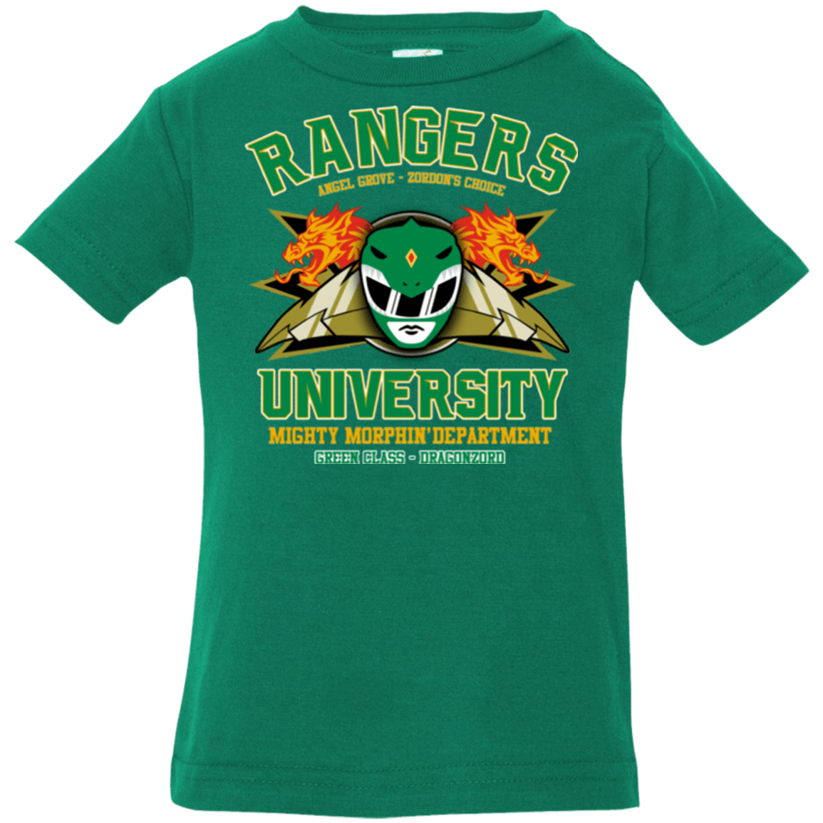 T-Shirts Kelly / 6 Months Rangers U Green Ranger Infant PremiumT-Shirt