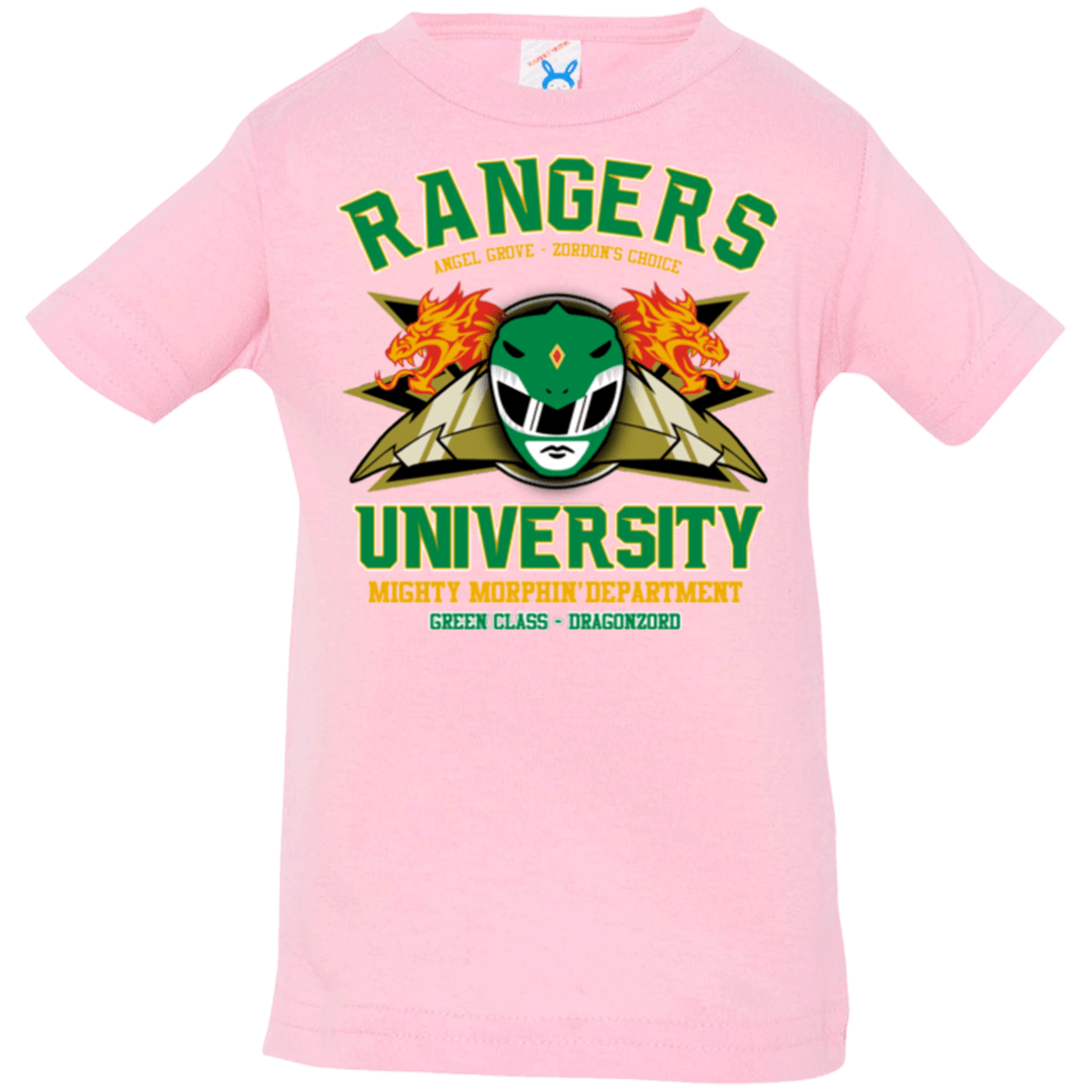 T-Shirts Pink / 6 Months Rangers U Green Ranger Infant PremiumT-Shirt