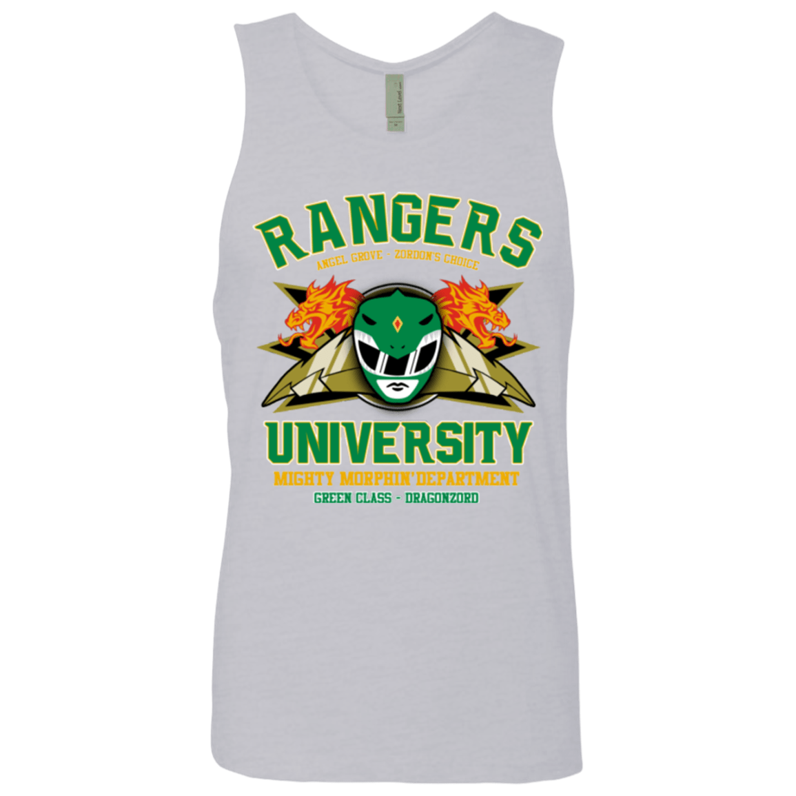 T-Shirts Heather Grey / Small Rangers U Green Ranger Men's Premium Tank Top