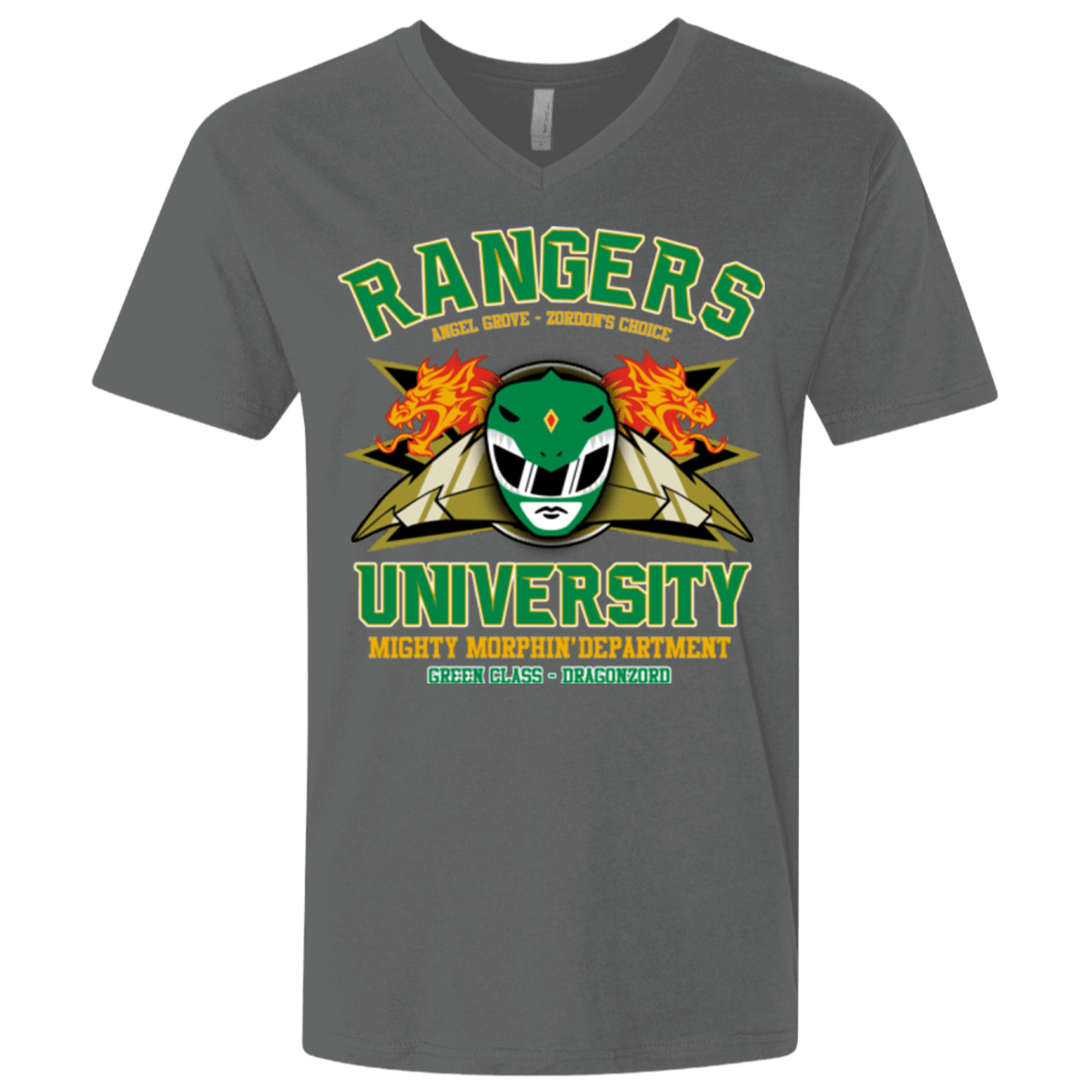 T-Shirts Rangers U Green Ranger Men's Premium V-Neck