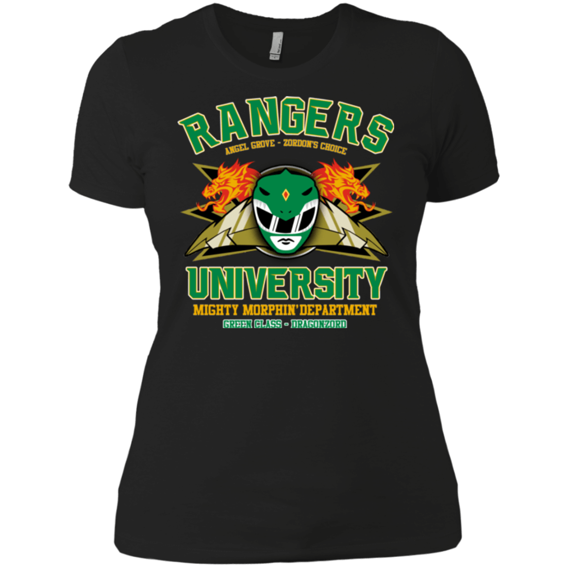 T-Shirts Black / X-Small Rangers U Green Ranger Women's Premium T-Shirt