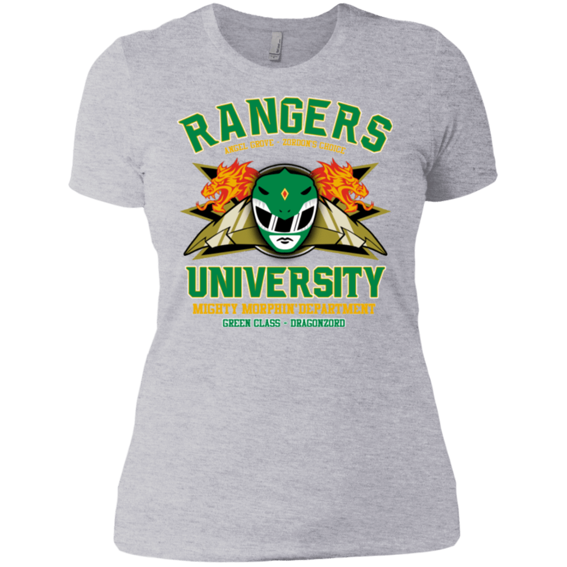 T-Shirts Heather Grey / X-Small Rangers U Green Ranger Women's Premium T-Shirt