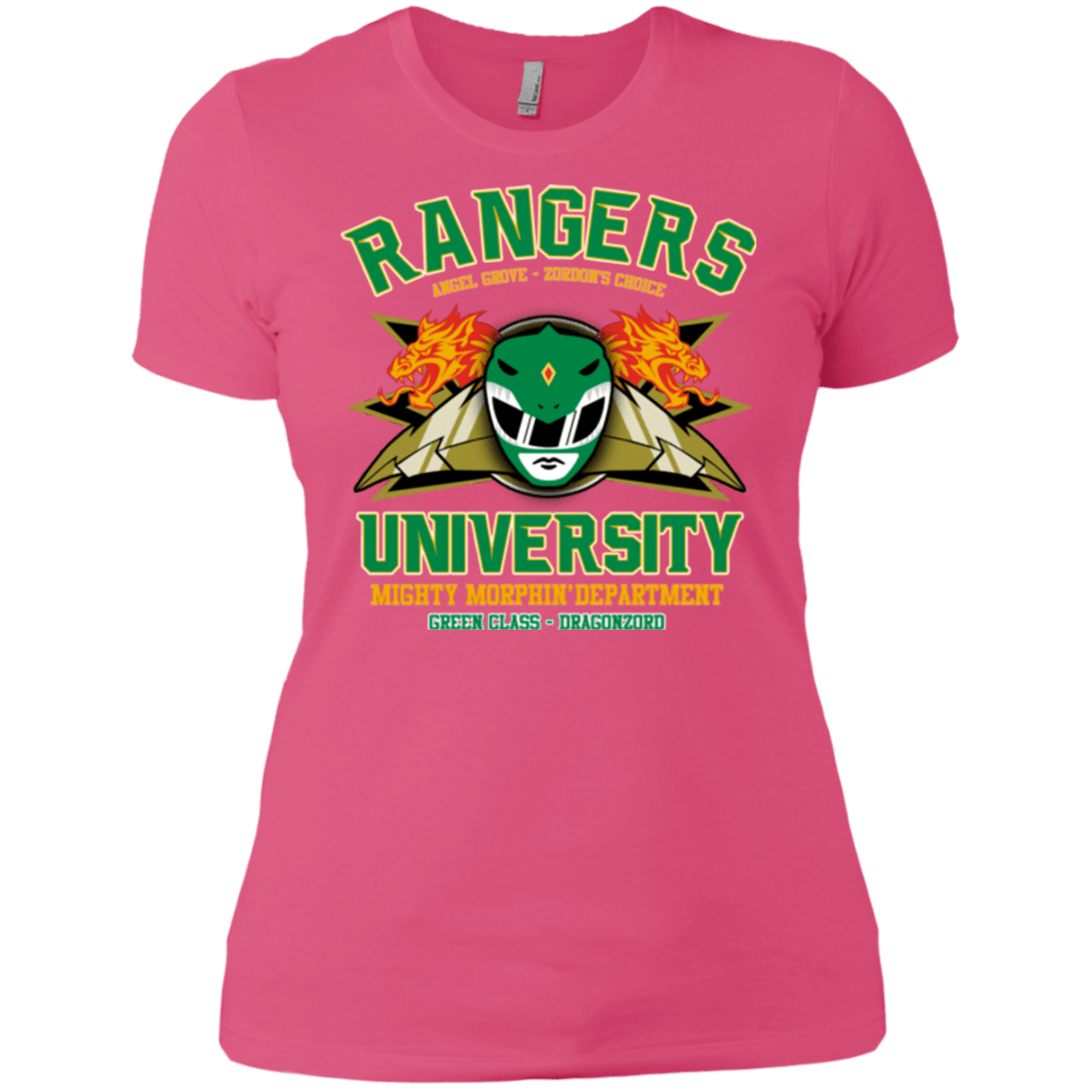 T-Shirts Hot Pink / X-Small Rangers U Green Ranger Women's Premium T-Shirt