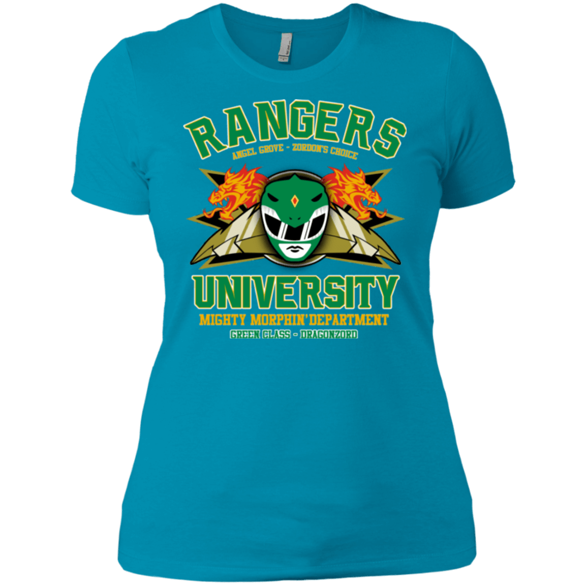 T-Shirts Turquoise / X-Small Rangers U Green Ranger Women's Premium T-Shirt