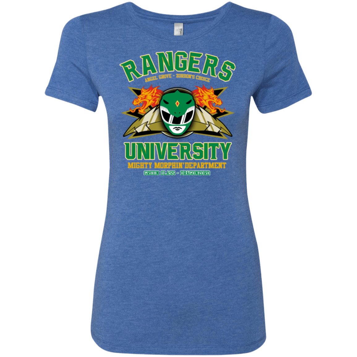 T-Shirts Vintage Royal / Small Rangers U Green Ranger Women's Triblend T-Shirt