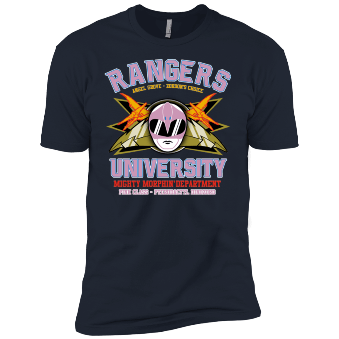 T-Shirts Midnight Navy / YXS Rangers U Pink Ranger Boys Premium T-Shirt