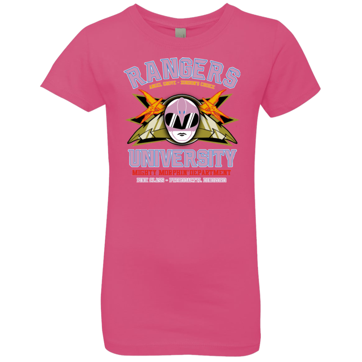 T-Shirts Hot Pink / YXS Rangers U Pink Ranger Girls Premium T-Shirt