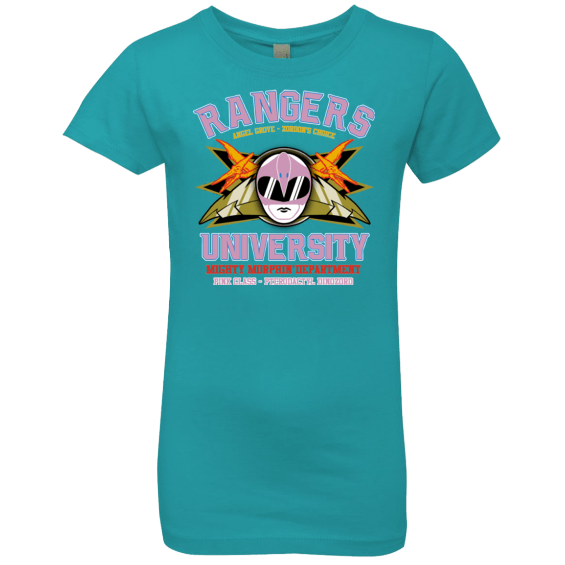 T-Shirts Tahiti Blue / YXS Rangers U Pink Ranger Girls Premium T-Shirt
