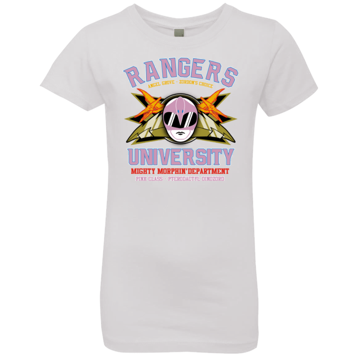 T-Shirts White / YXS Rangers U Pink Ranger Girls Premium T-Shirt