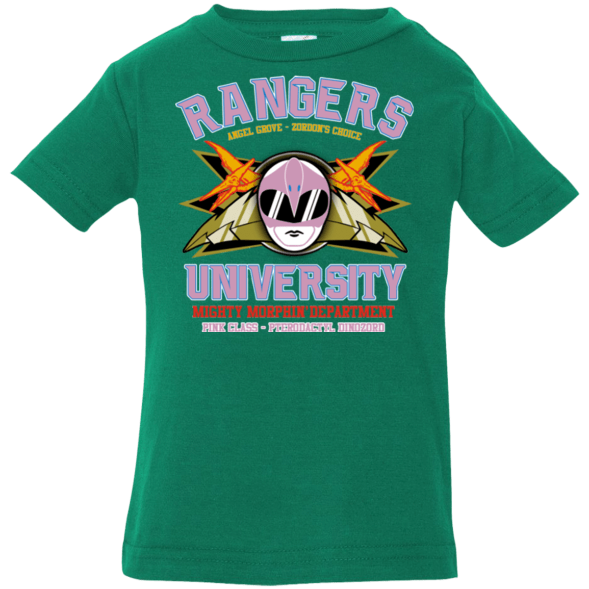 T-Shirts Kelly / 6 Months Rangers U Pink Ranger Infant PremiumT-Shirt