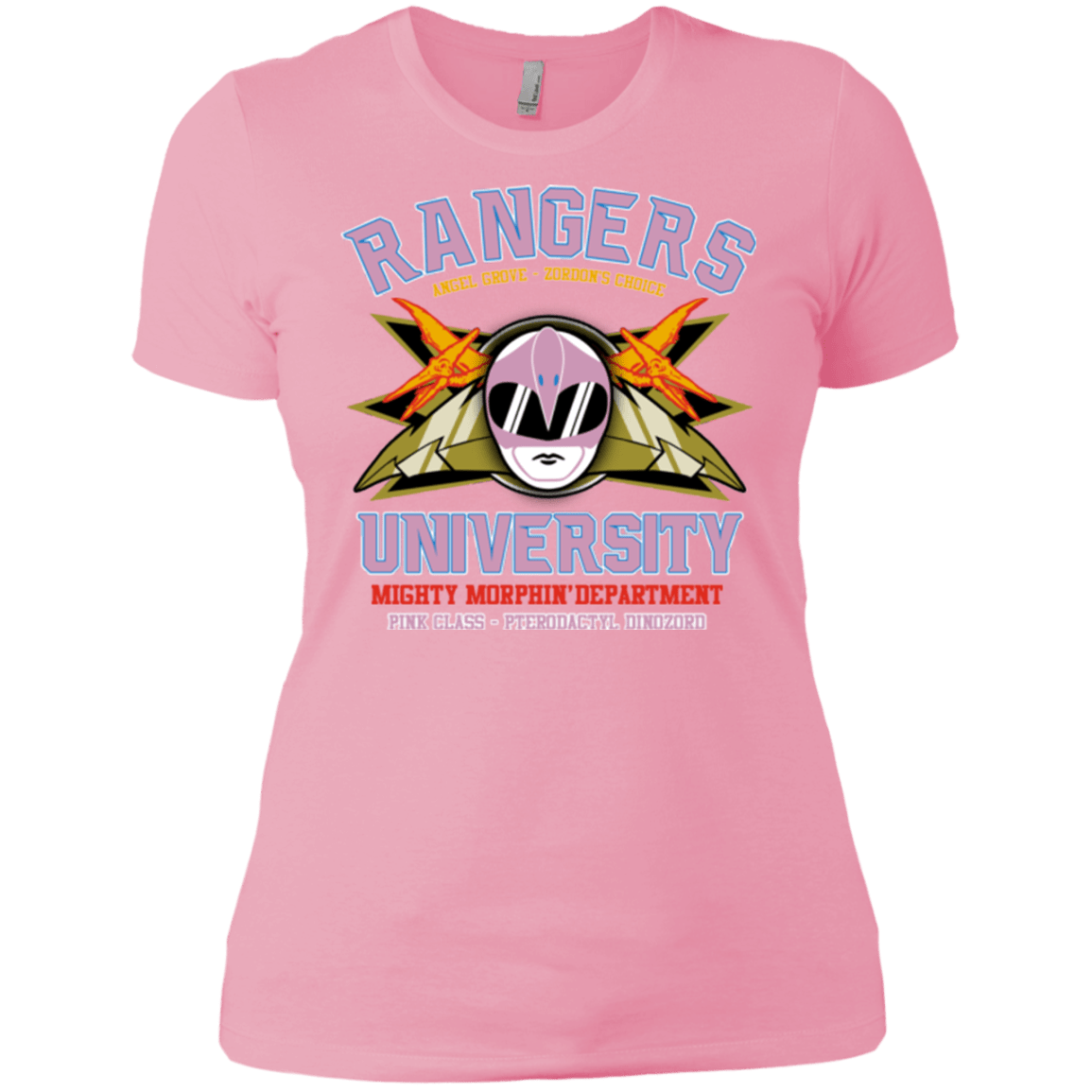 T-Shirts Light Pink / X-Small Rangers U Pink Ranger Women's Premium T-Shirt