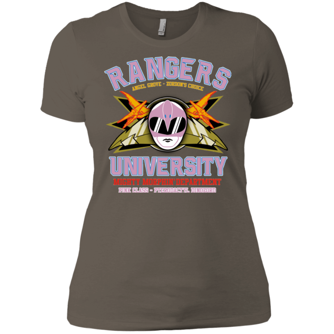 T-Shirts Warm Grey / X-Small Rangers U Pink Ranger Women's Premium T-Shirt