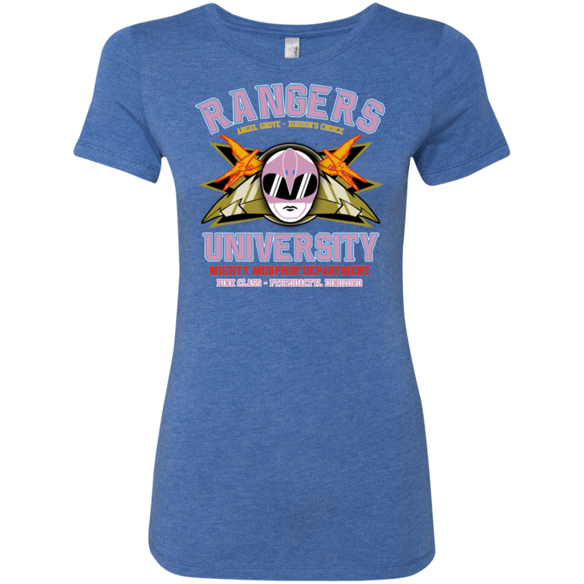 T-Shirts Vintage Royal / Small Rangers U Pink Ranger Women's Triblend T-Shirt