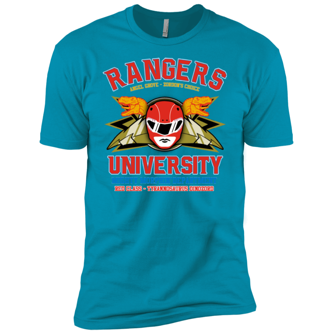 T-Shirts Turquoise / YXS Rangers U - Red Ranger Boys Premium T-Shirt