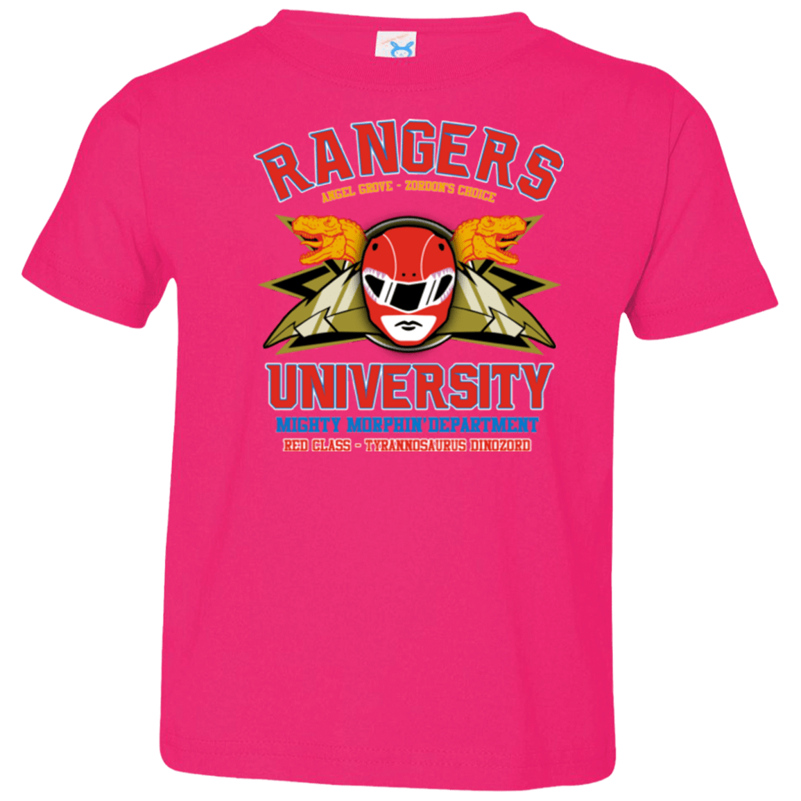 T-Shirts Hot Pink / 2T Rangers U - Red Ranger Toddler Premium T-Shirt