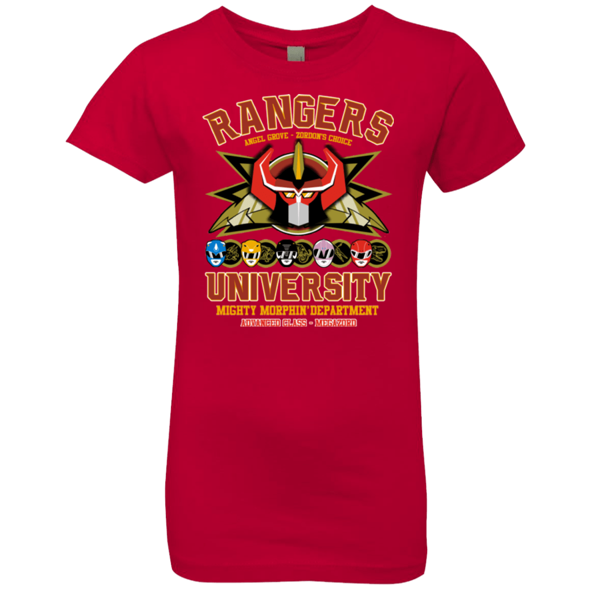 T-Shirts Red / YXS RANGERS U Ultimate Girls Premium T-Shirt