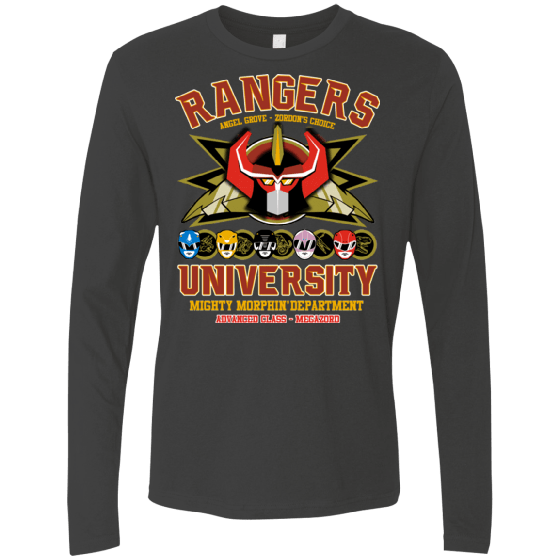 T-Shirts Heavy Metal / Small RANGERS U Ultimate Men's Premium Long Sleeve